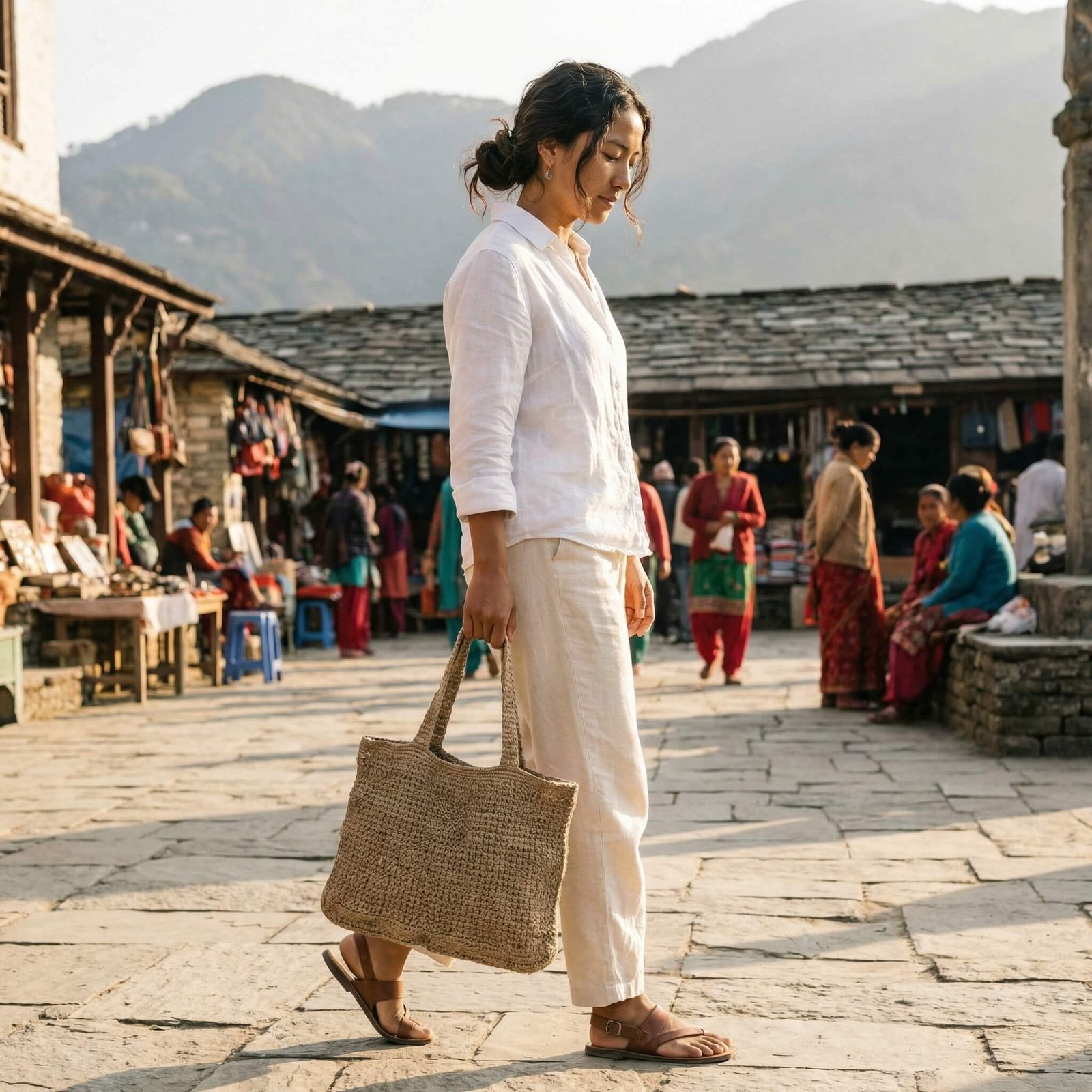 A choreography of nettle and artisan hand