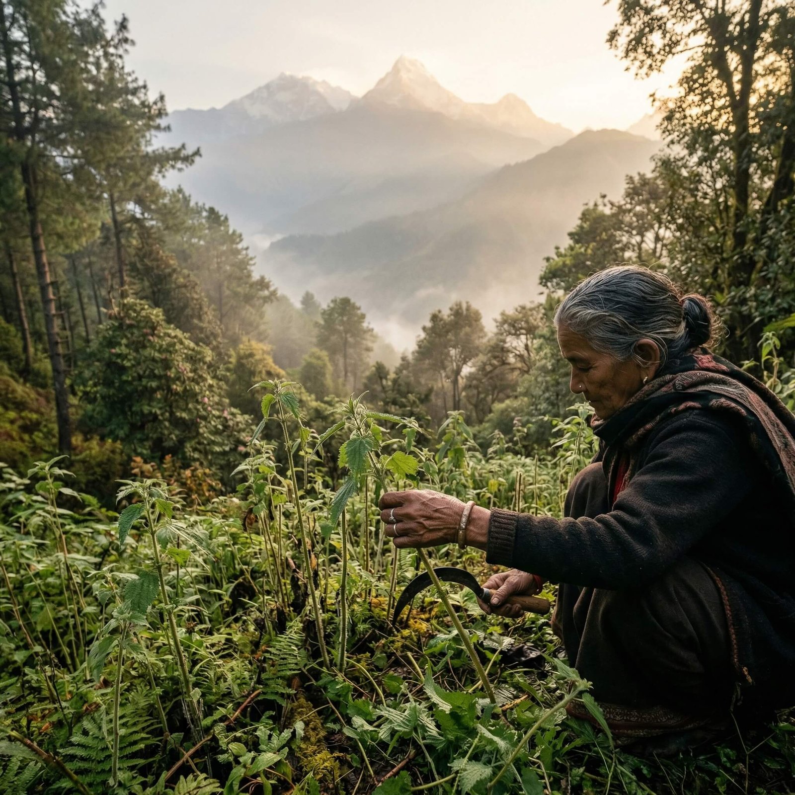 Himalayan Nettle: Gathered from the Wild. Worn for a Lifetime. Returned to the Soil